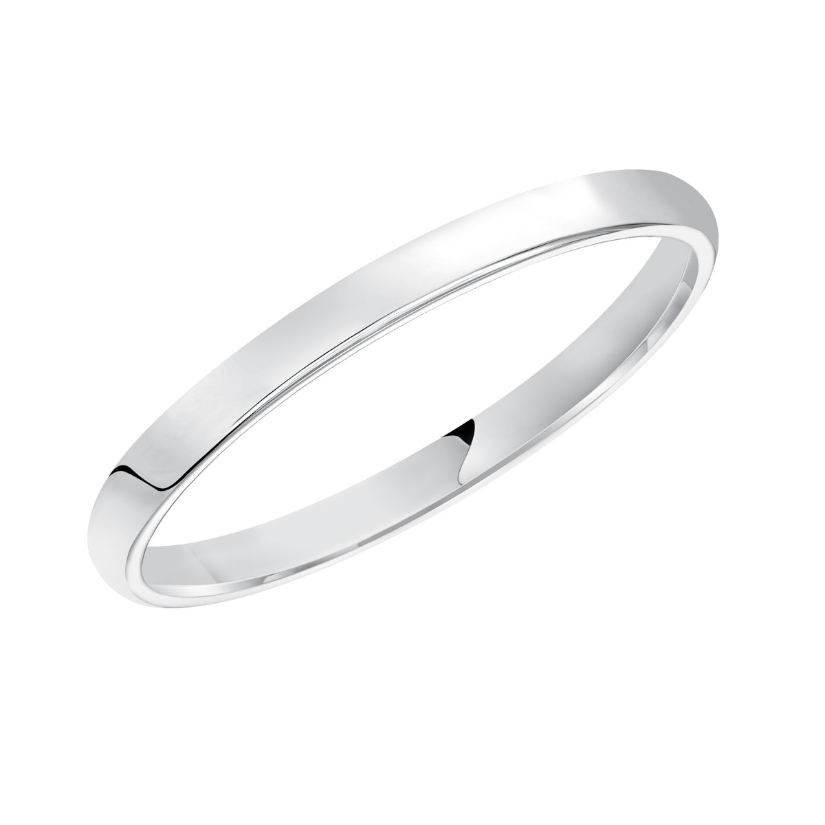 This low-dome styled band features a high polished finish for a sleek look.