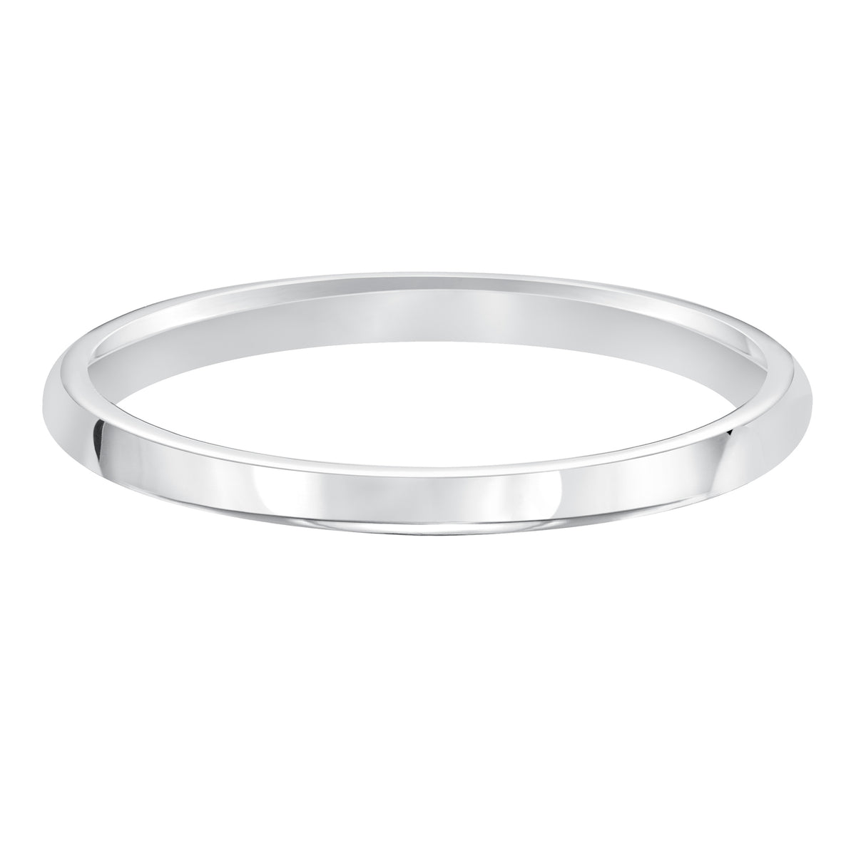 Inspired by unity and everlasting love; this sleek and lustrous super domed; wedding band features a clean; high polished finish.