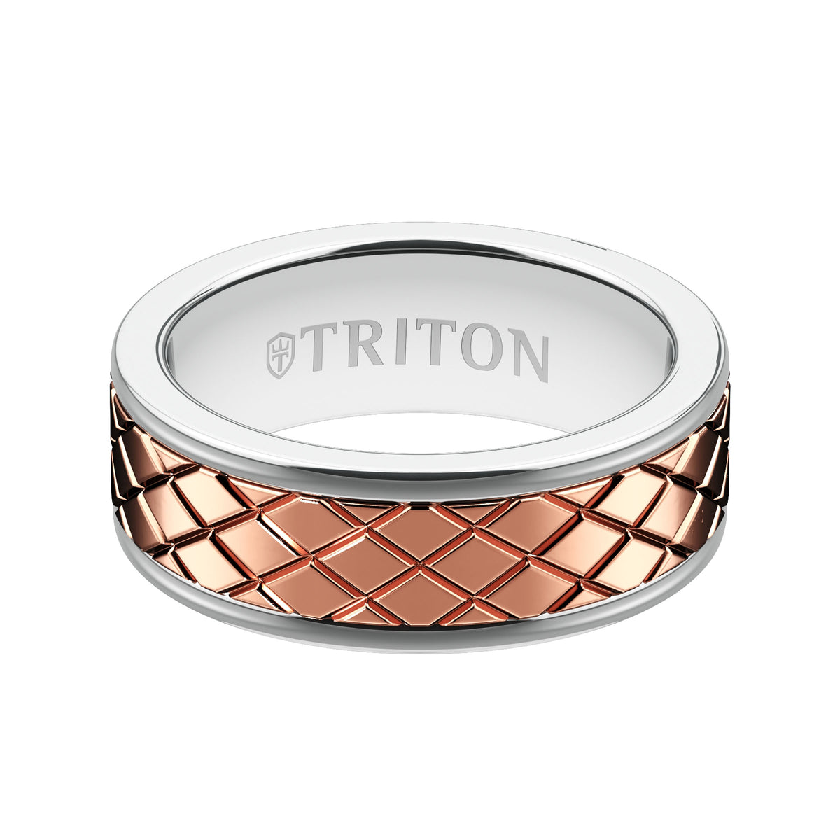 Satin Finish Round Edge Contemporary Wedding Band