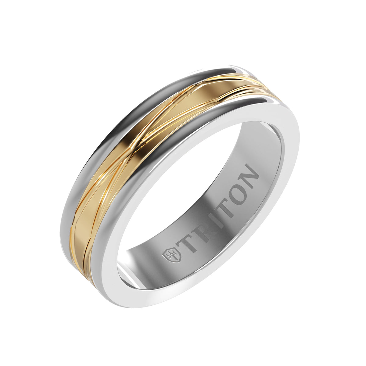 Satin Finish Round Edge Contemporary Wedding Band