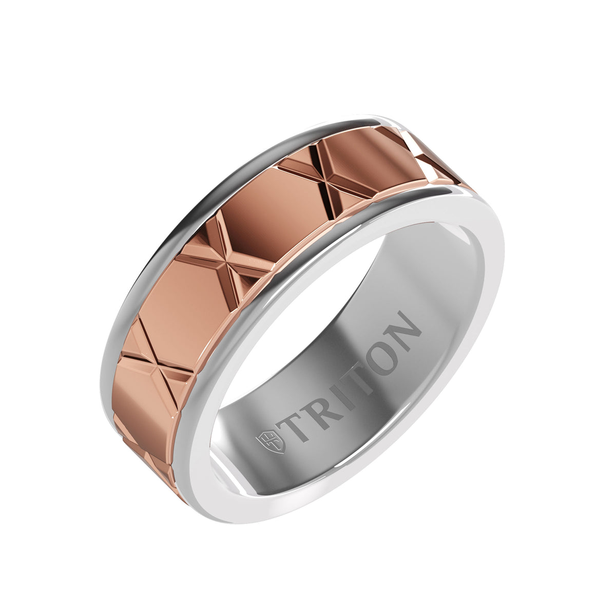 Satin Finish Round Edge Contemporary Wedding Band