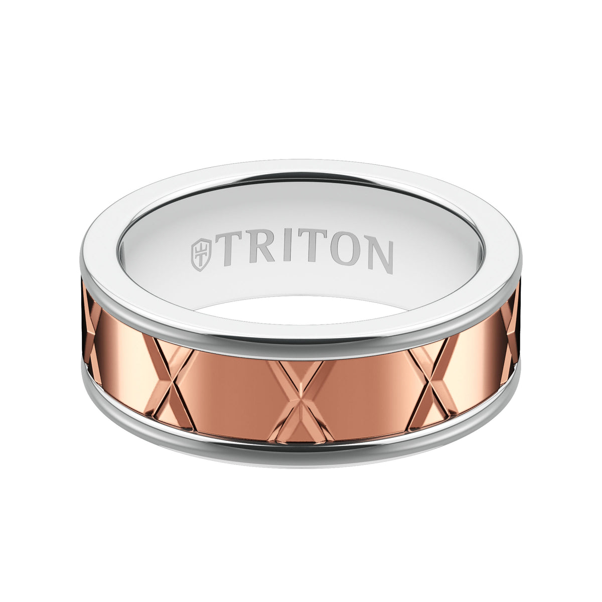 Satin Finish Round Edge Contemporary Wedding Band