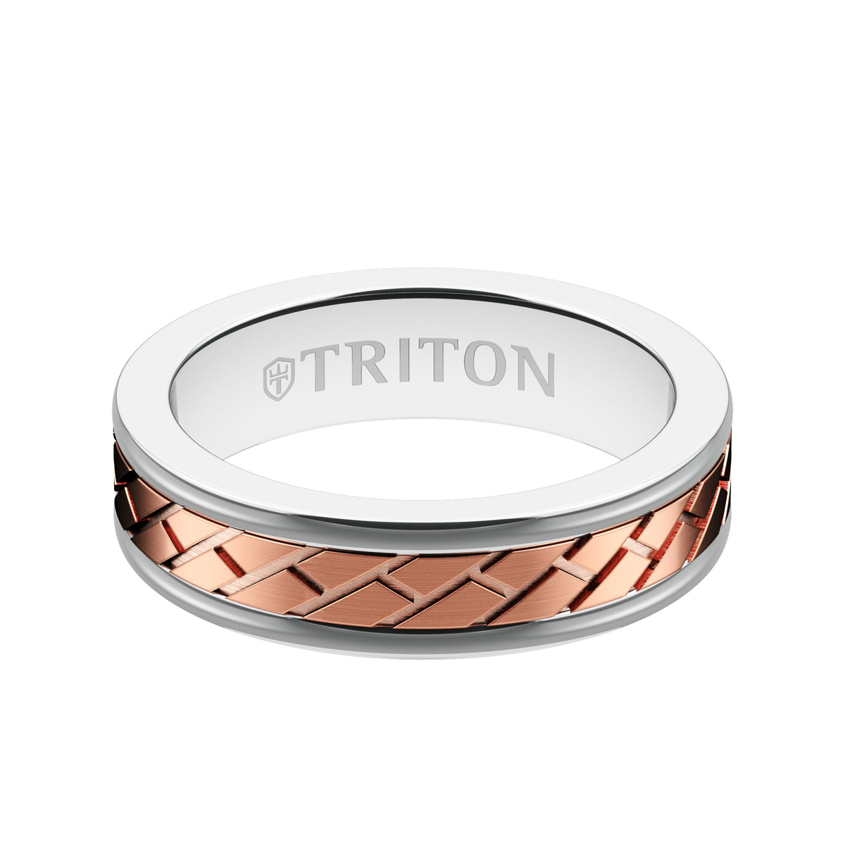 Satin Finish Round Edge Contemporary Wedding Band