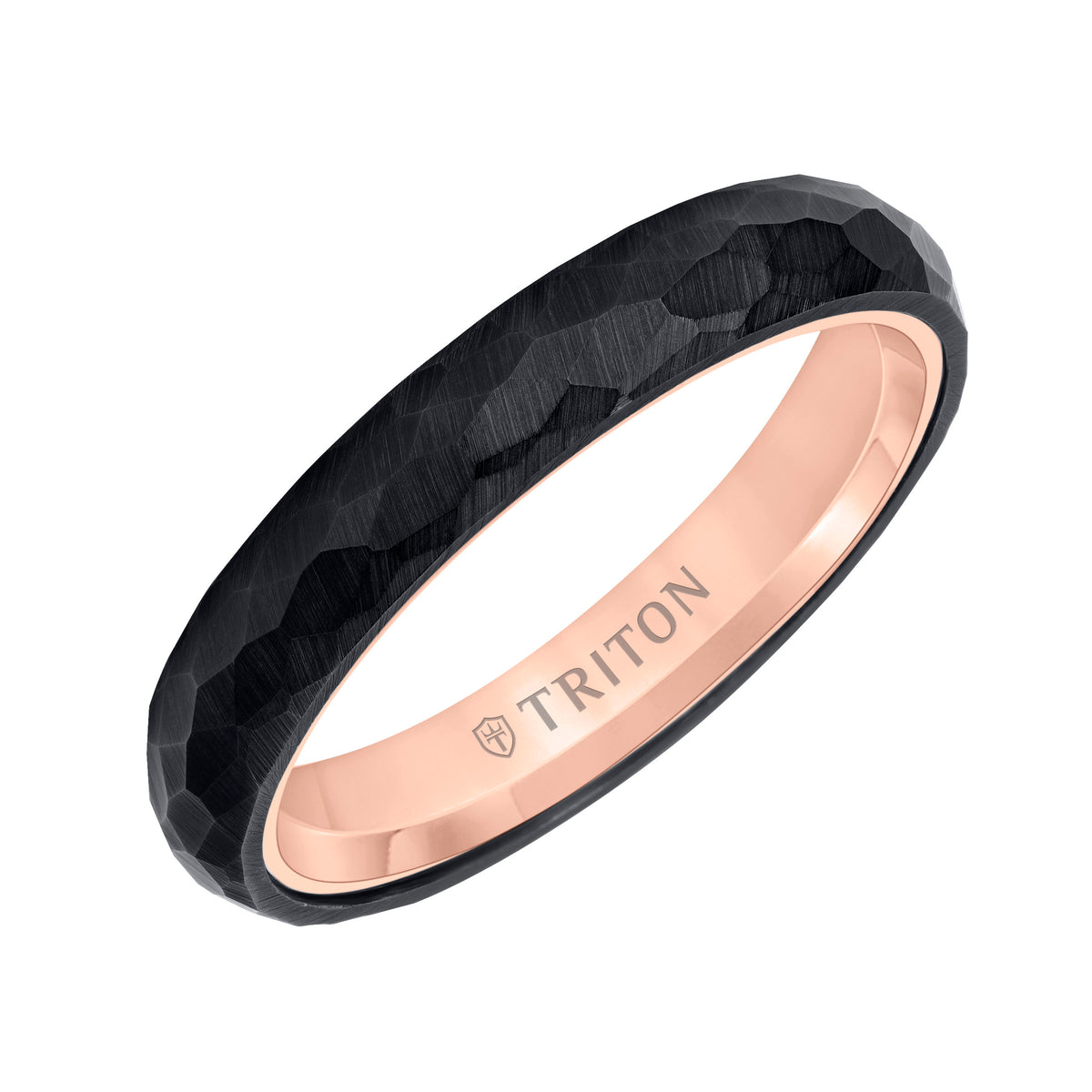 Faceted Profile Flat Edge Contemporary Band