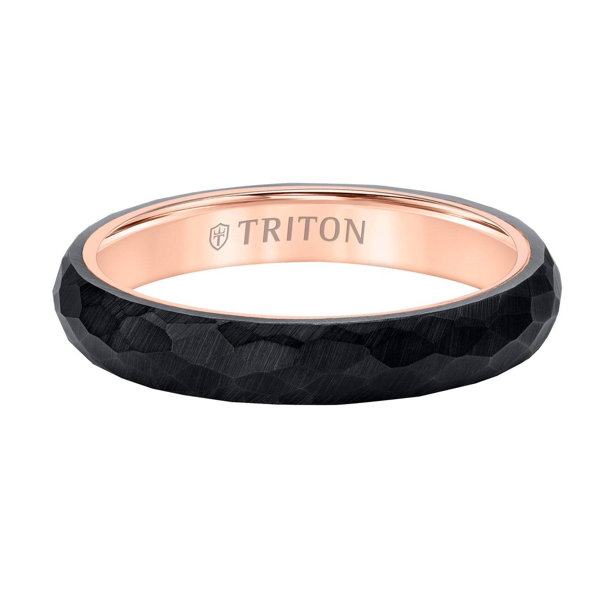 Faceted Profile Flat Edge Contemporary Band
