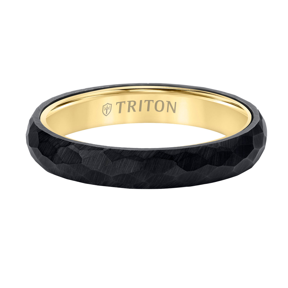Faceted Profile Flat Edge Contemporary Band