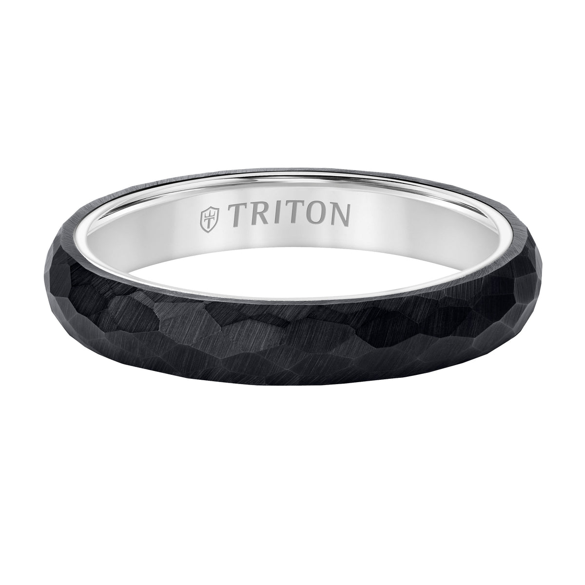 Faceted Profile Flat Edge Contemporary Band