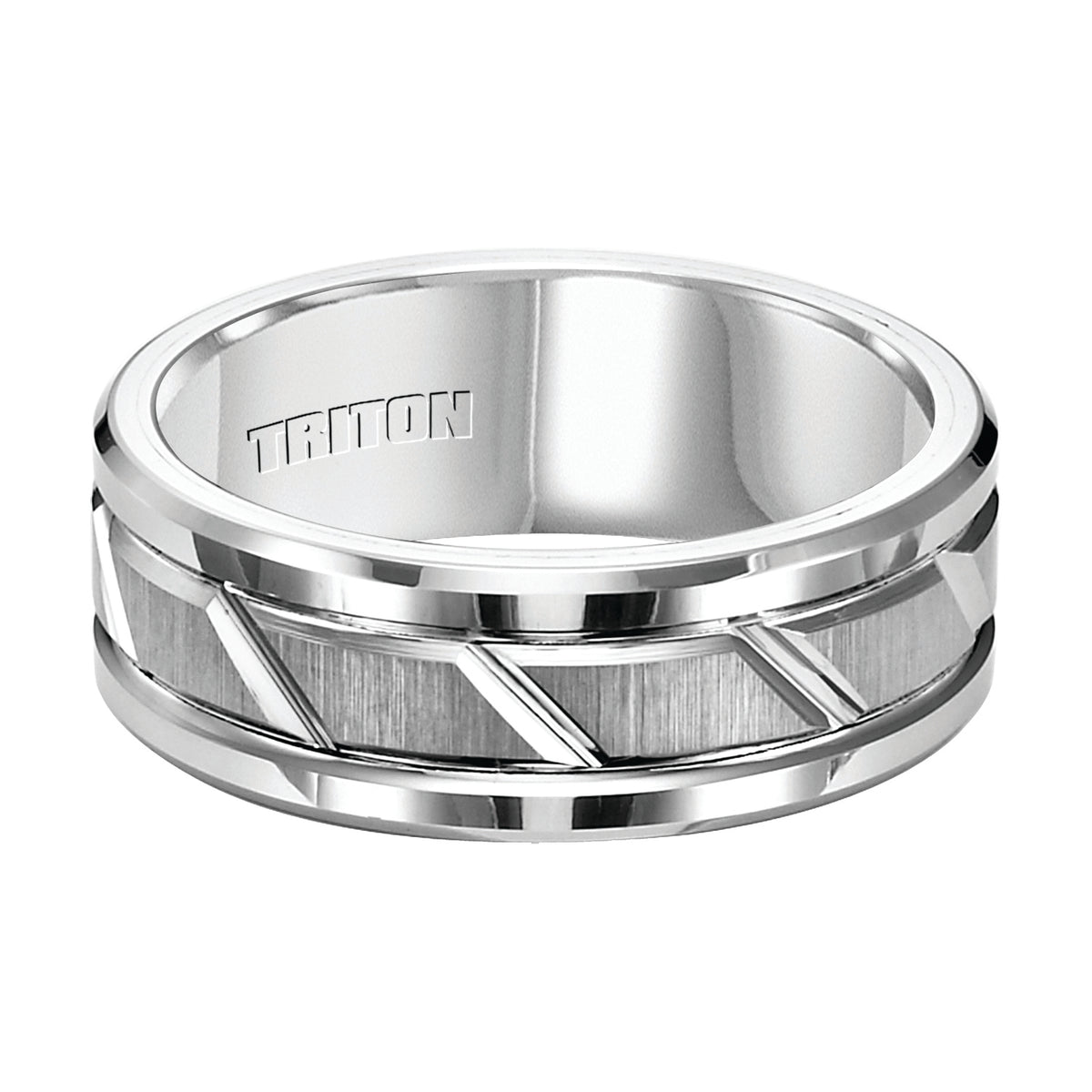 8MM CF WHT TC FLAT BAND