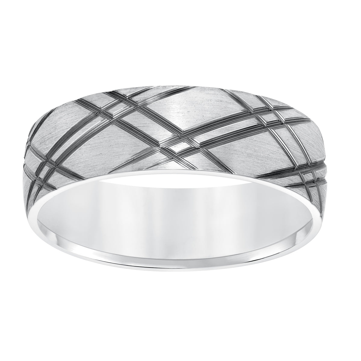 Carved Wedding Band
