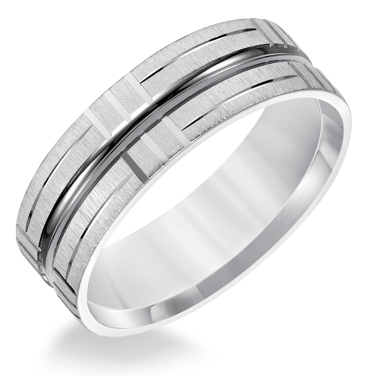 Carved Wedding Band