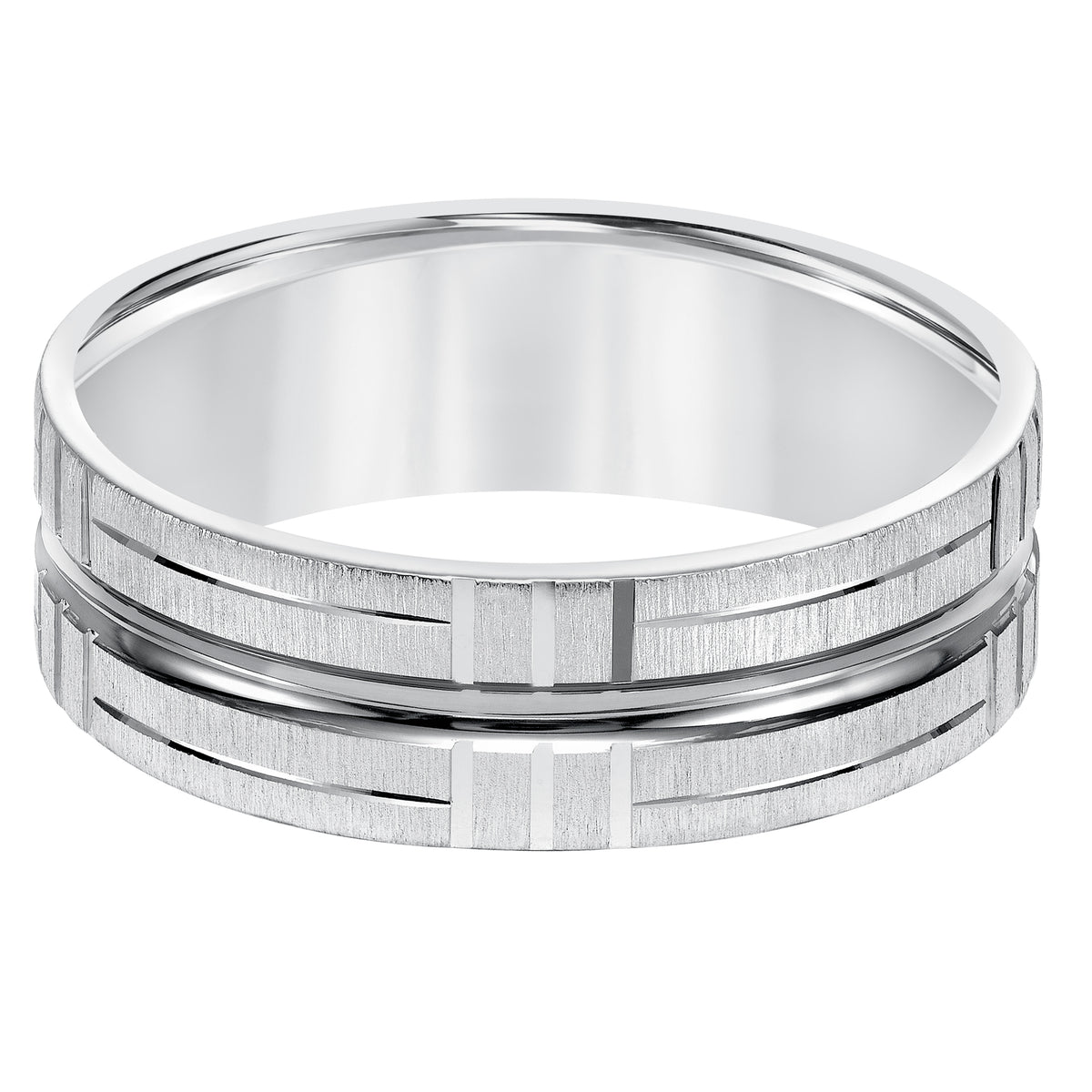 Carved Wedding Band