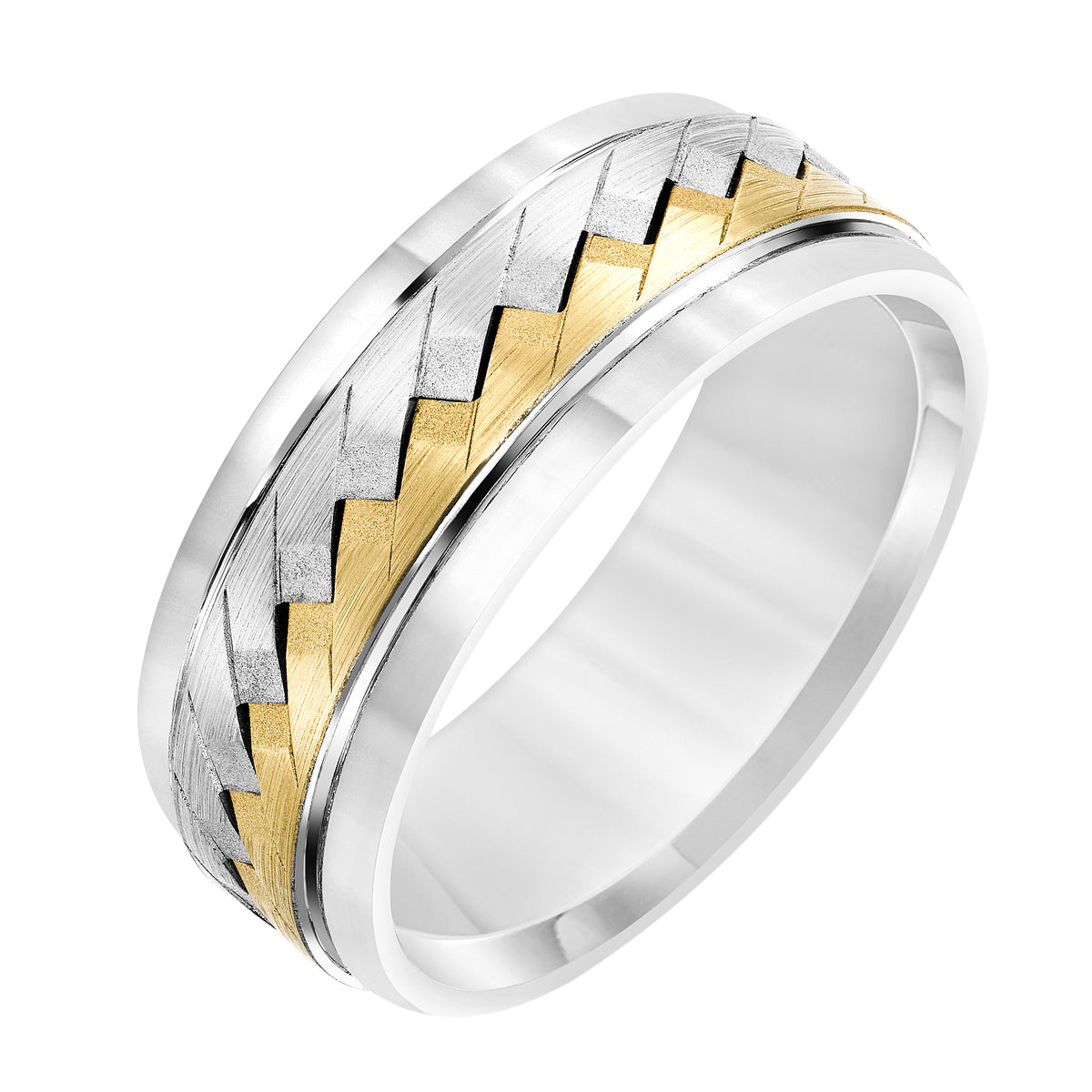 8MM  Engraved Wedding BAND