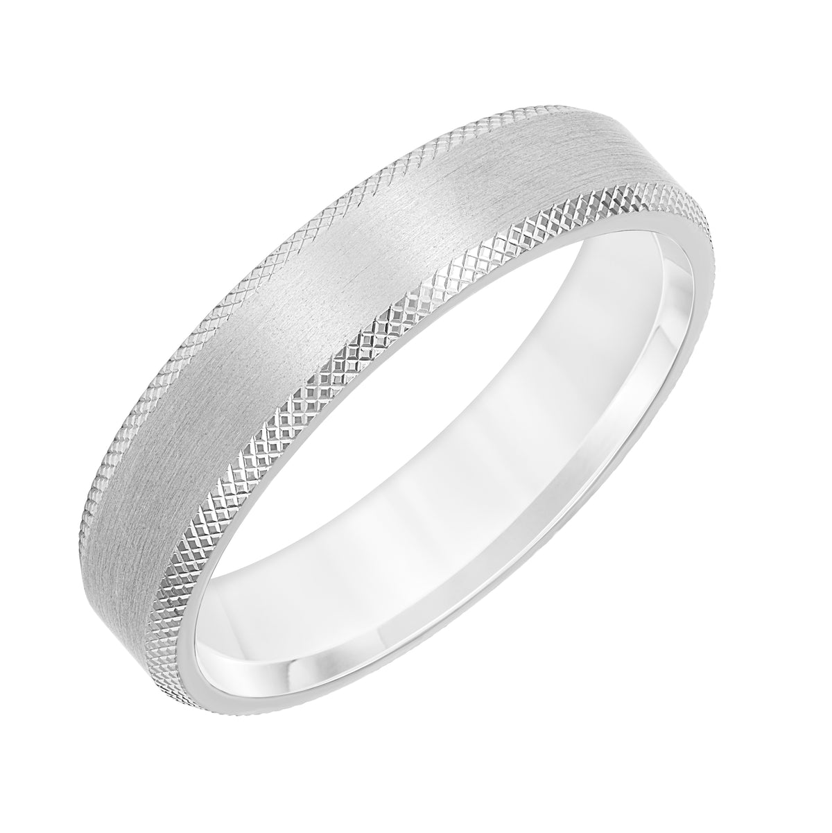 5MM Band with Brushed Finish and Beveled Edge