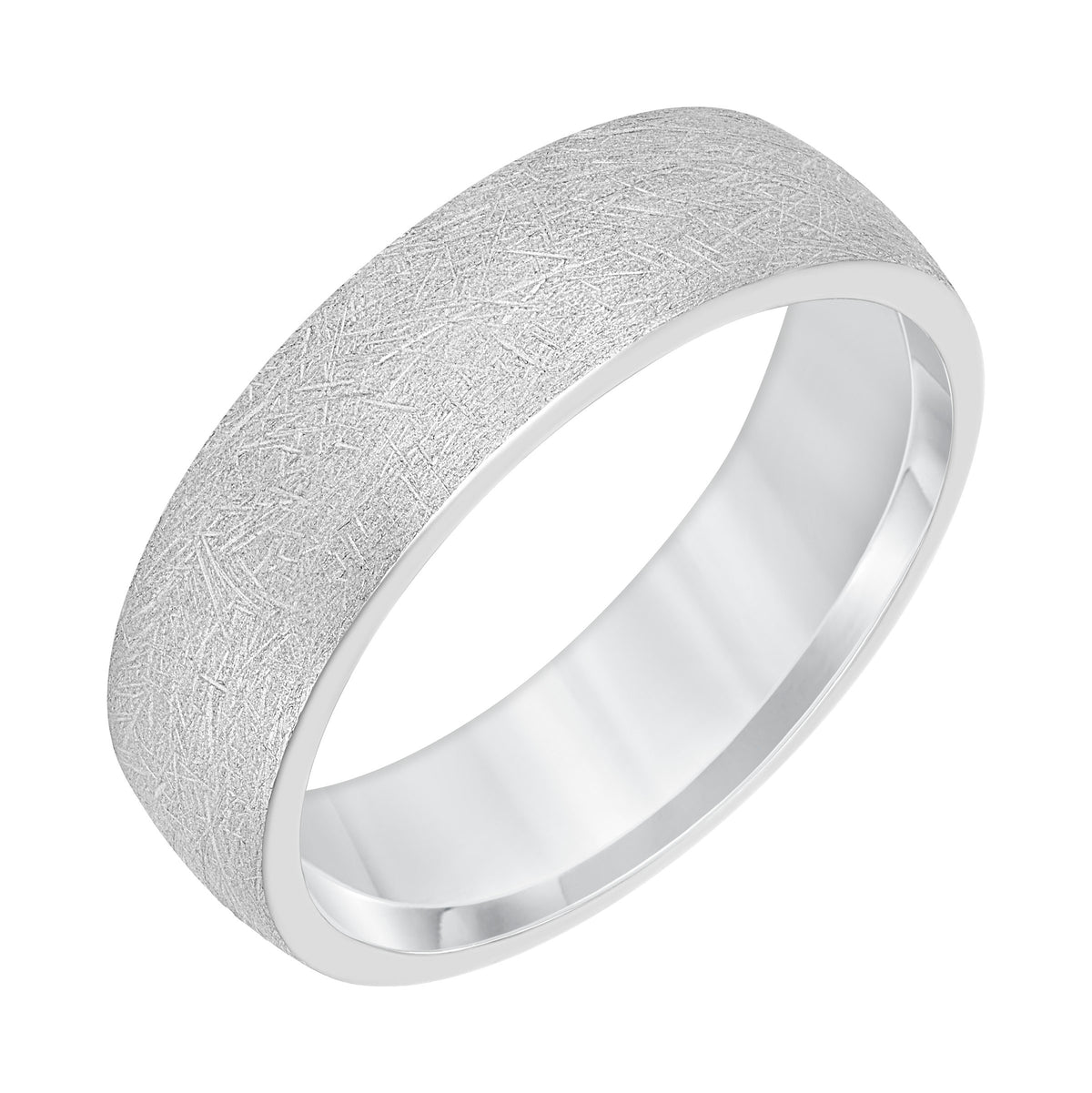 3MM Ceram8 Inside Color with Flat Edge Wedding Band