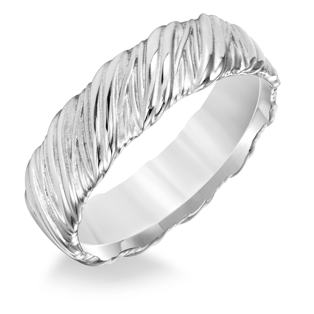 Carved Wedding Band