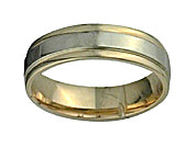 Comfort Fit Wedding Band with milgrain detail