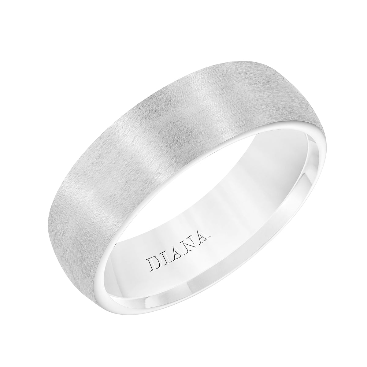 Comfort Fit Wedding Band with Satin finish