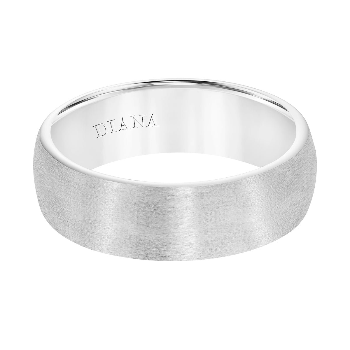 Comfort Fit Wedding Band with Satin finish