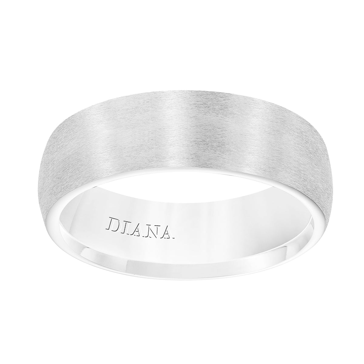 Comfort Fit Wedding Band with Satin finish