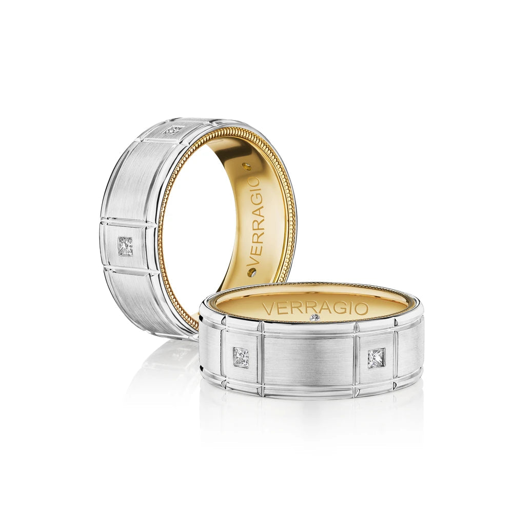 Vwd 8905 14K Two Tone White Gold Yellow Gold