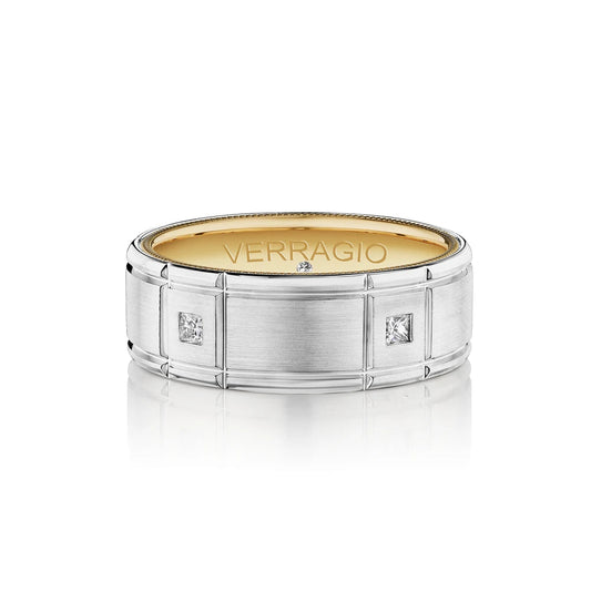 Vwd 8905 14K Two Tone White Gold Yellow Gold
