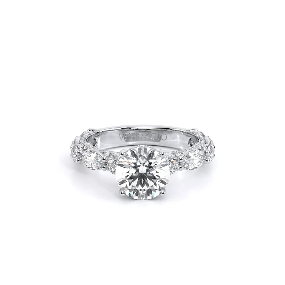 Verragio Couture Round Diamond Engagement Semi-Mount, ENG-0490R-3.8