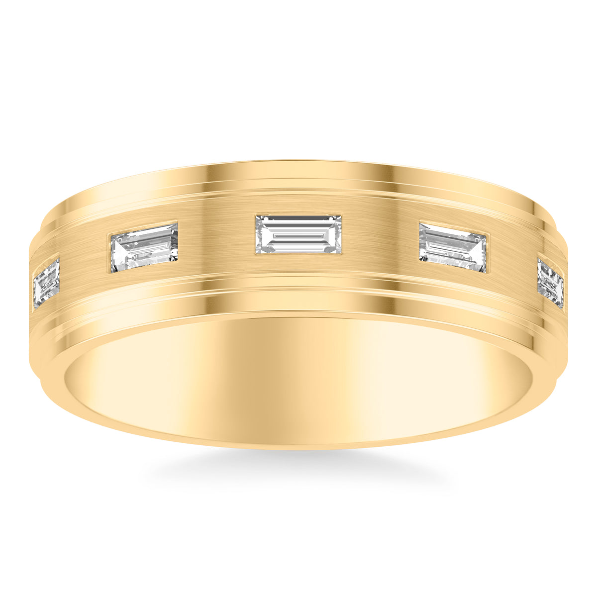 7MM Step Edge Dia Band