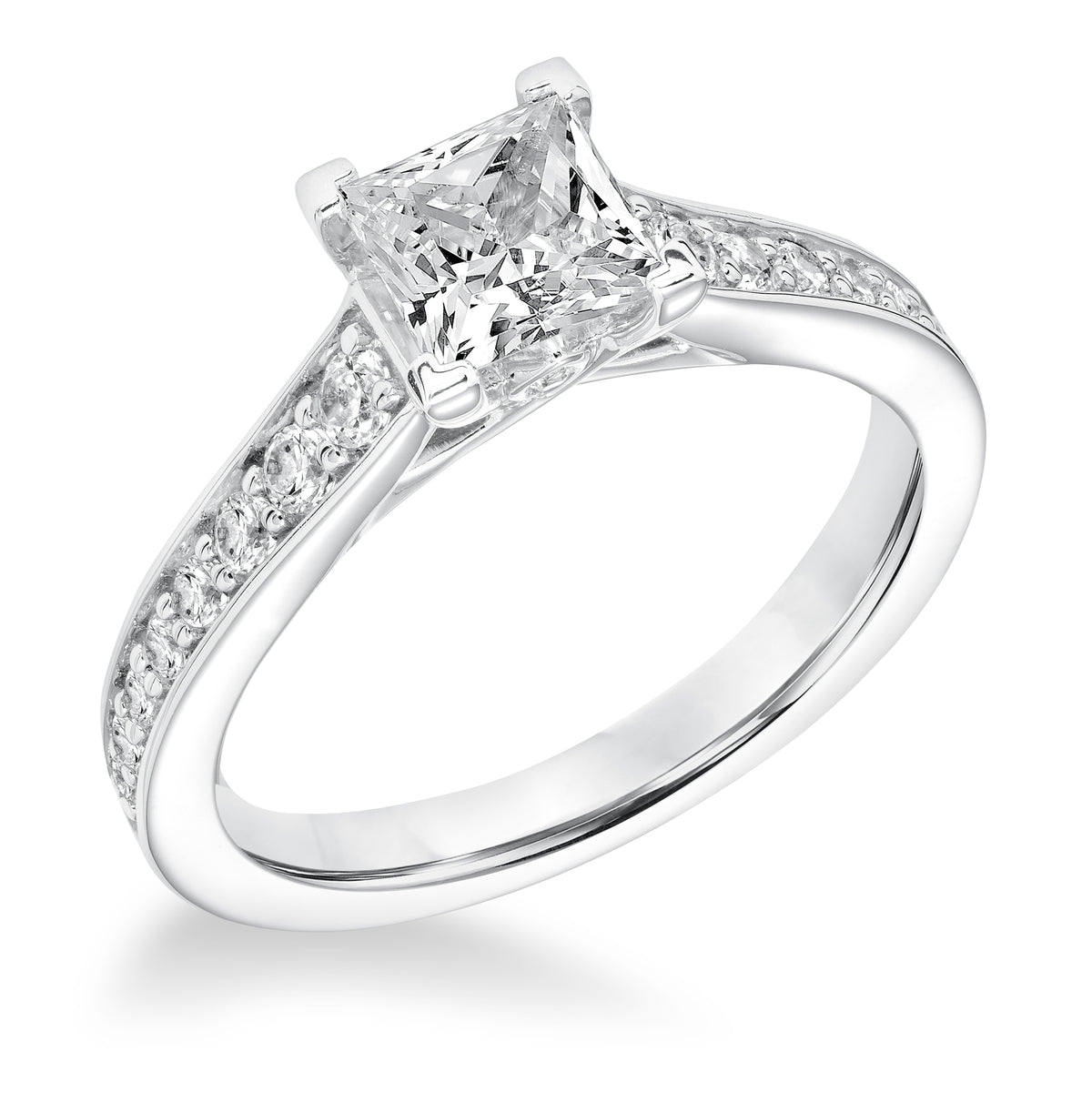 Classic Diamond Prong Set Engagement Ring