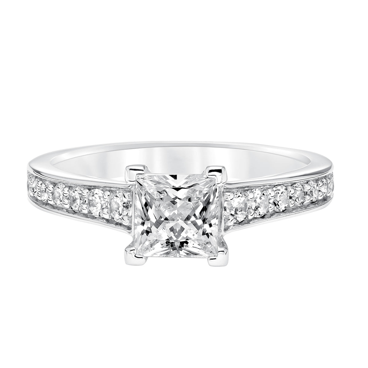 Classic Diamond Prong Set Engagement Ring
