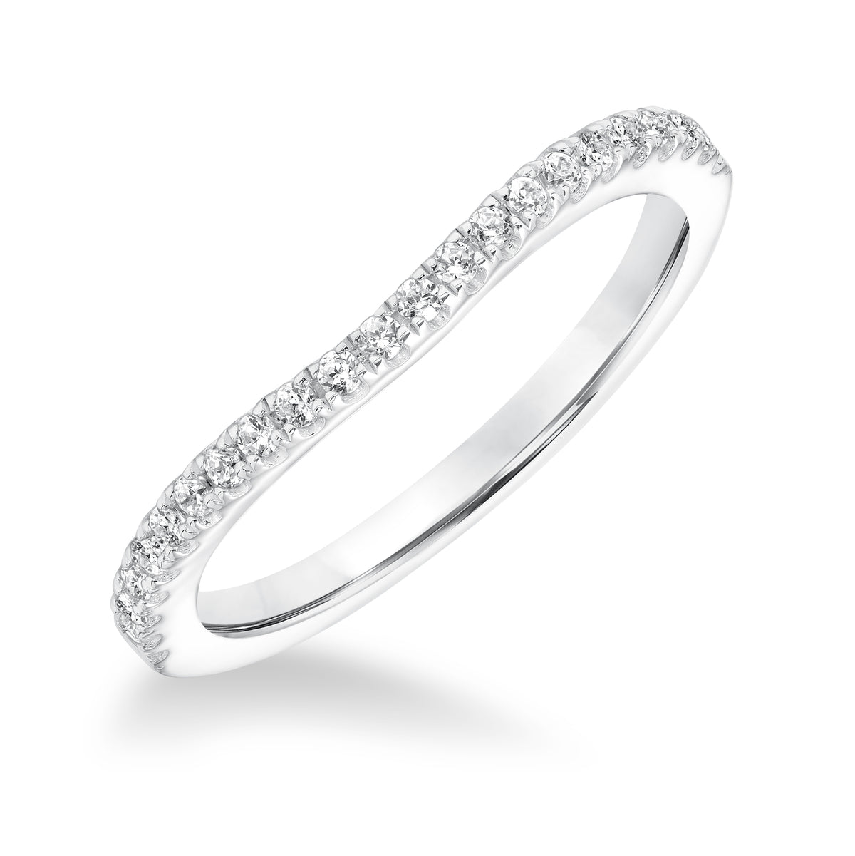 Diamond Curved Wedding Band to Match 31-10015