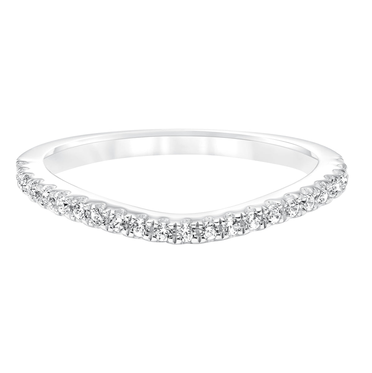 Diamond Curved Wedding Band to Match 31-10015