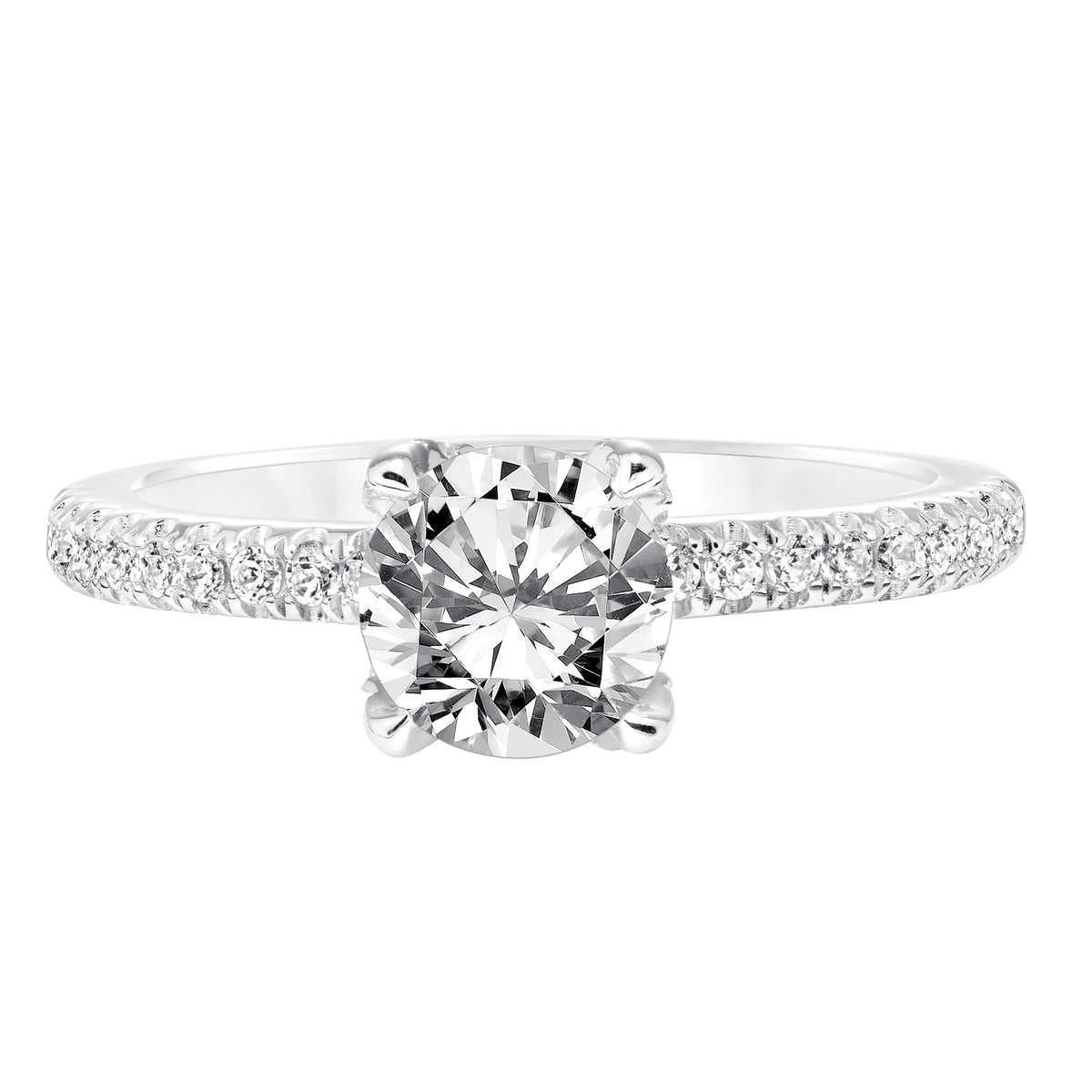Classic Diamond Prong Set Engagement Ring