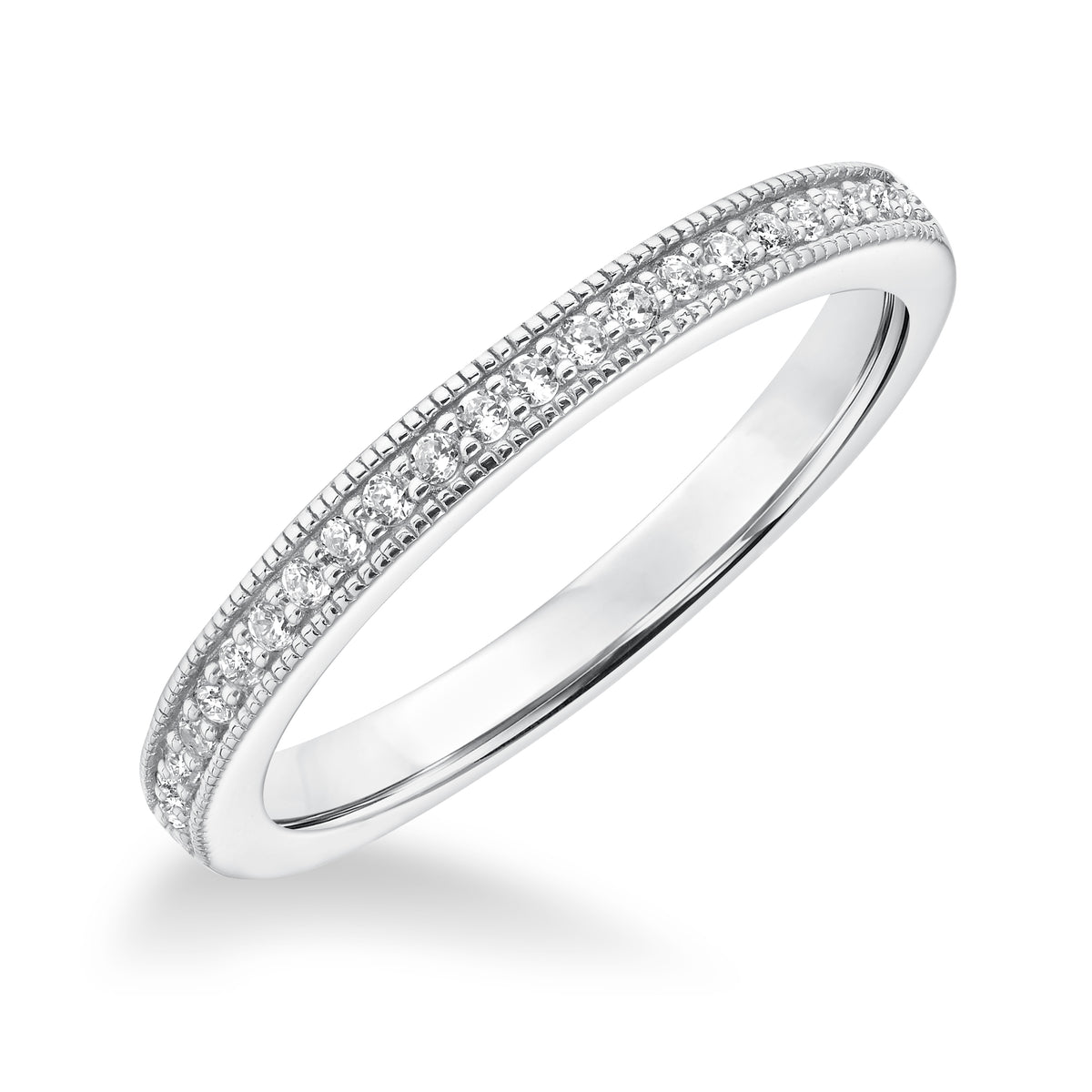 Diamond Milgrain Wedding Band to Match 31-10032