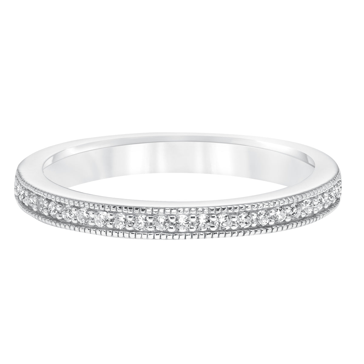 Diamond Milgrain Wedding Band to Match 31-10032