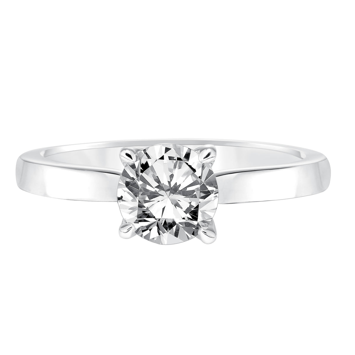 Classic Diamond Solitaire Engagement Ring