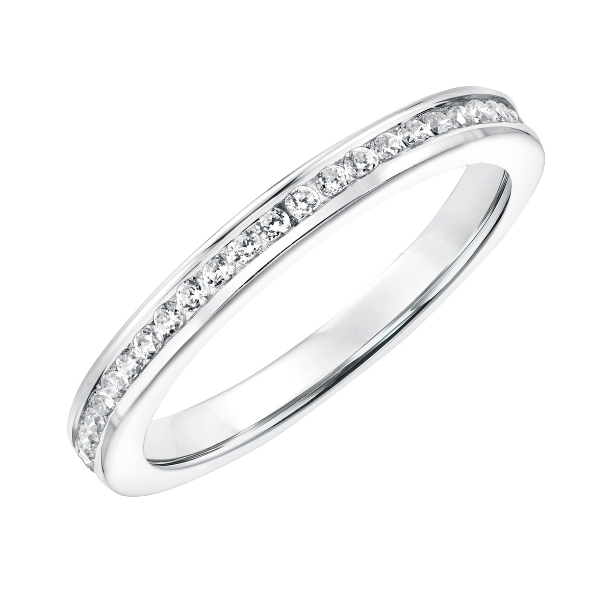 Diamond Channel Set Wedding Band to Match 31-11036ERW