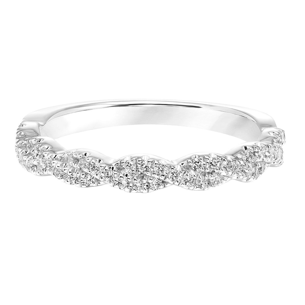 Diamond Twisted Wedding Band to Match 31-11046