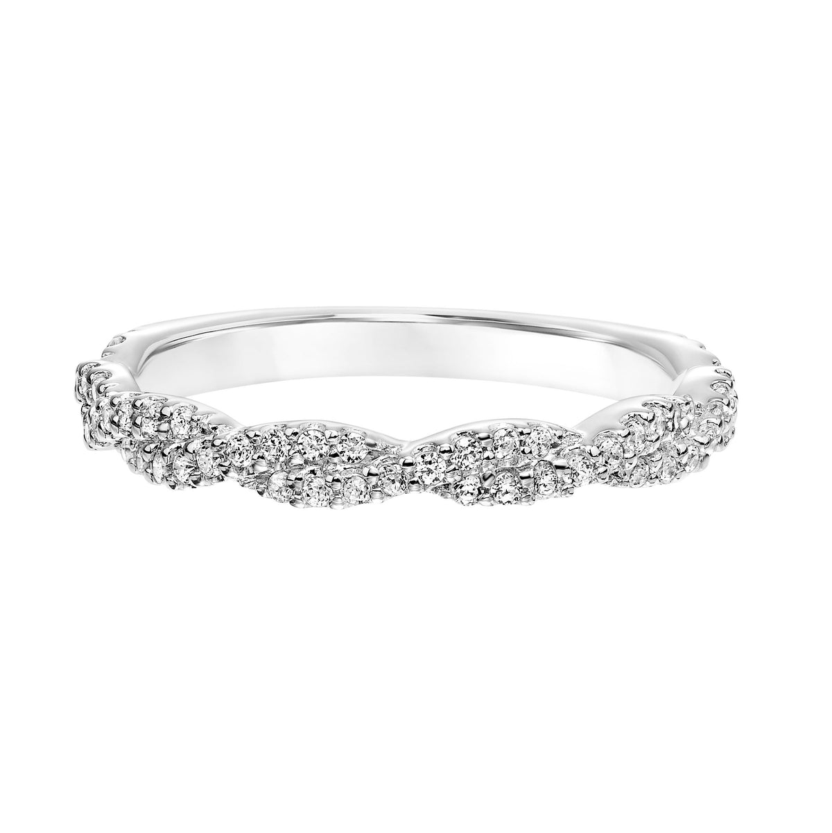 Twisted Diamond Wedding Band to Match 31-11090