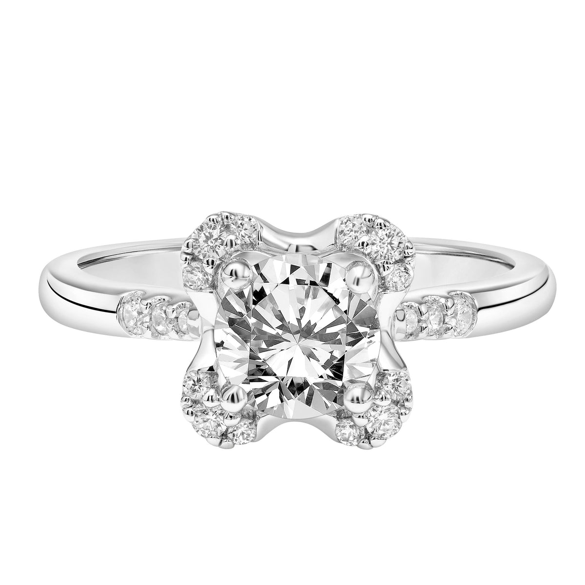 Vintage Inspired Diamond Engagement Ring