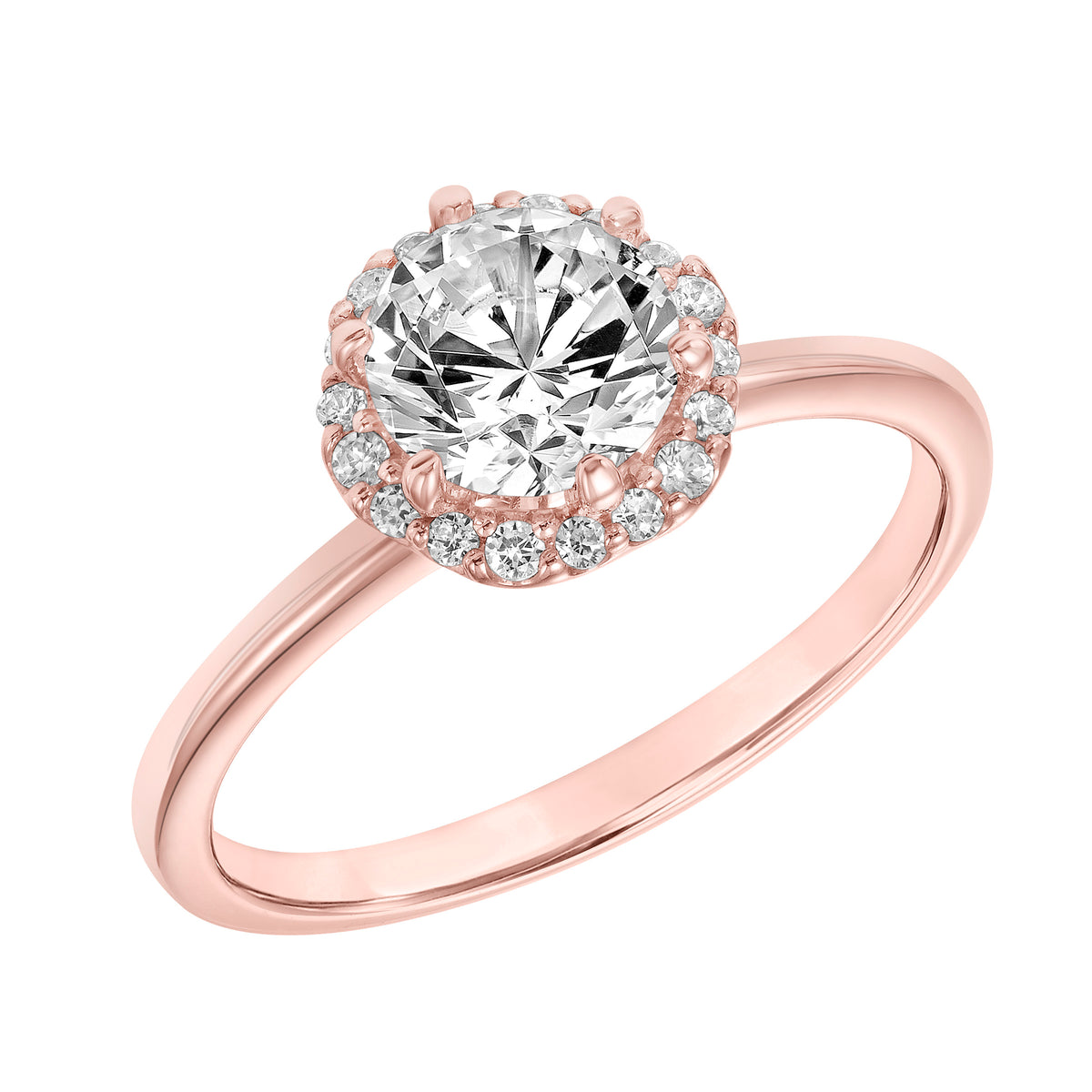 Classic Halo Engagement Ring