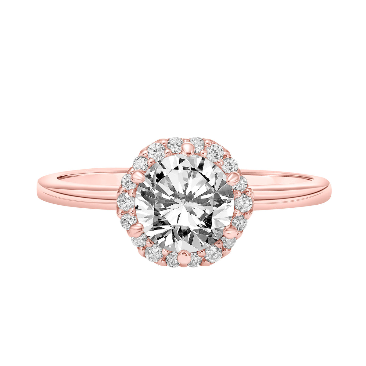 Classic Halo Engagement Ring