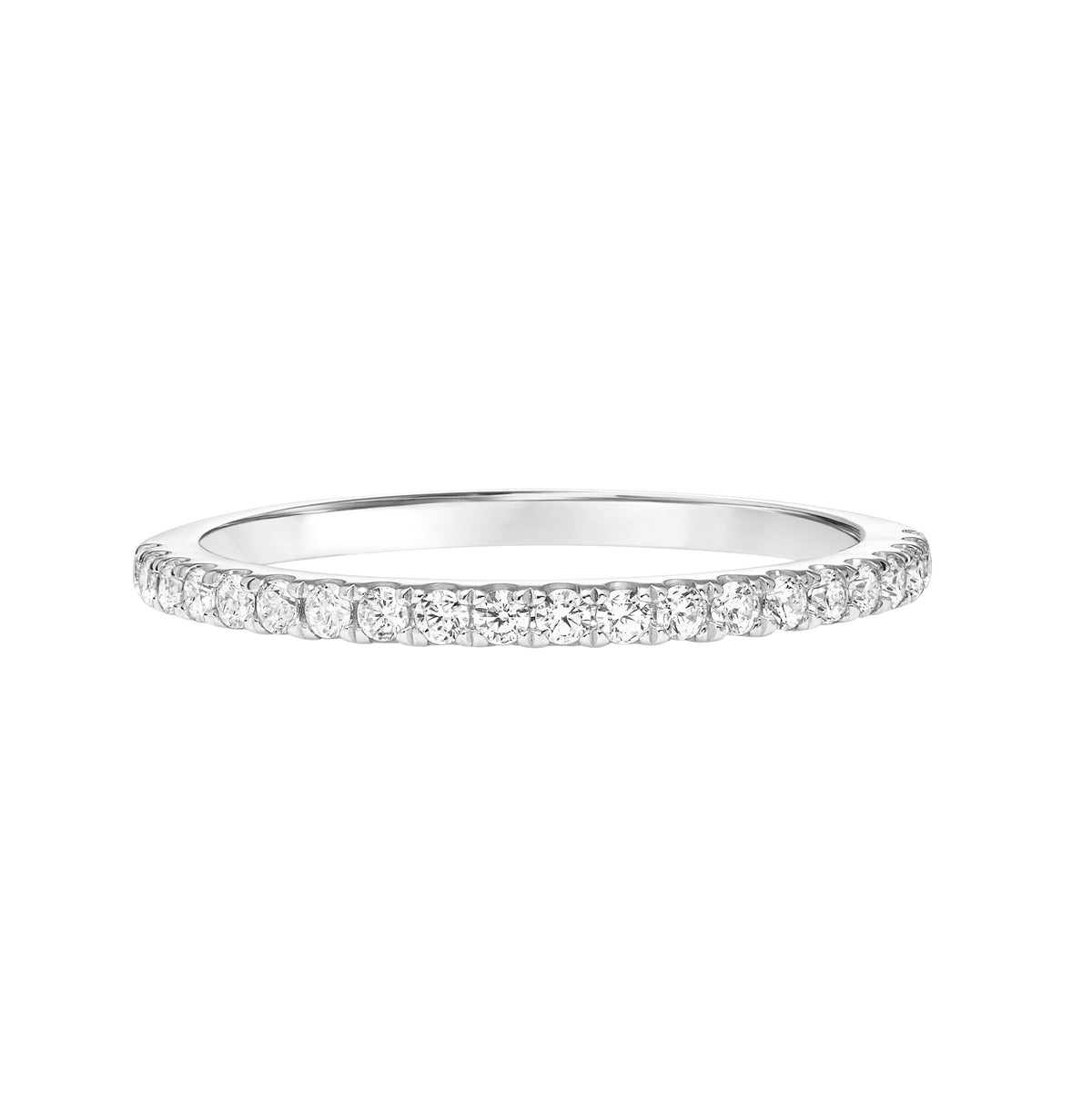 Contemporary Diamond Wedding Band