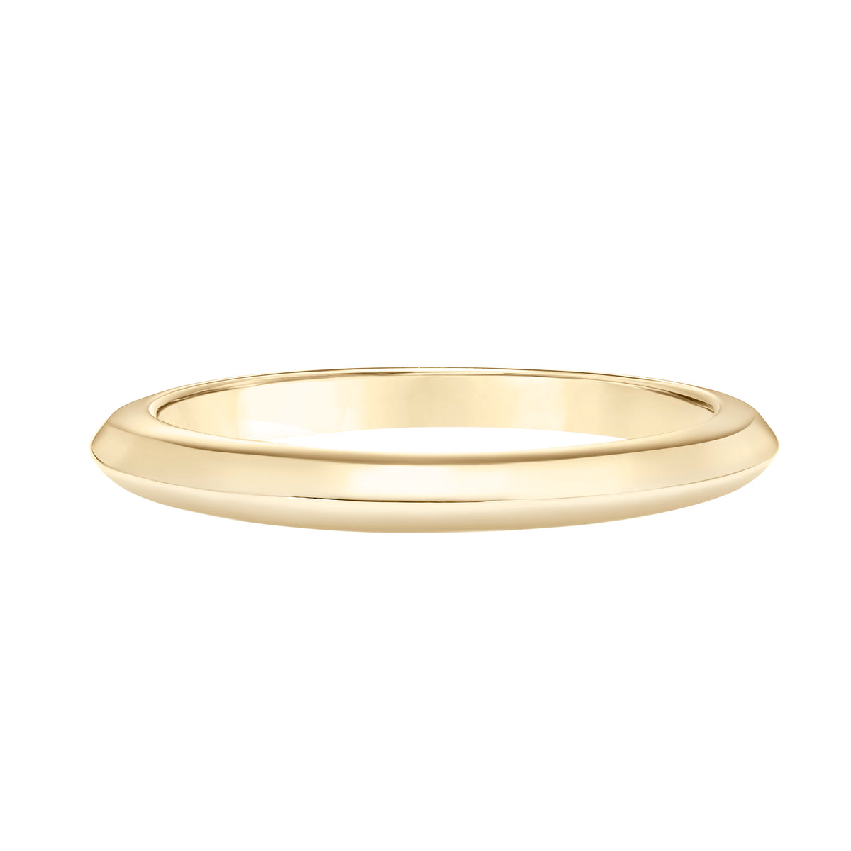 Classic Knife Edge Polished Wedding Band