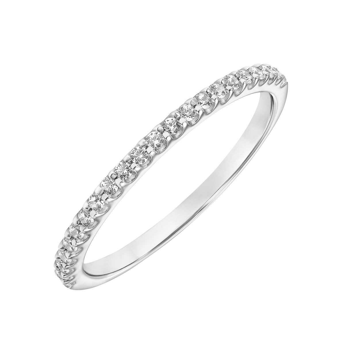 Contemporary Diamond Wedding Band