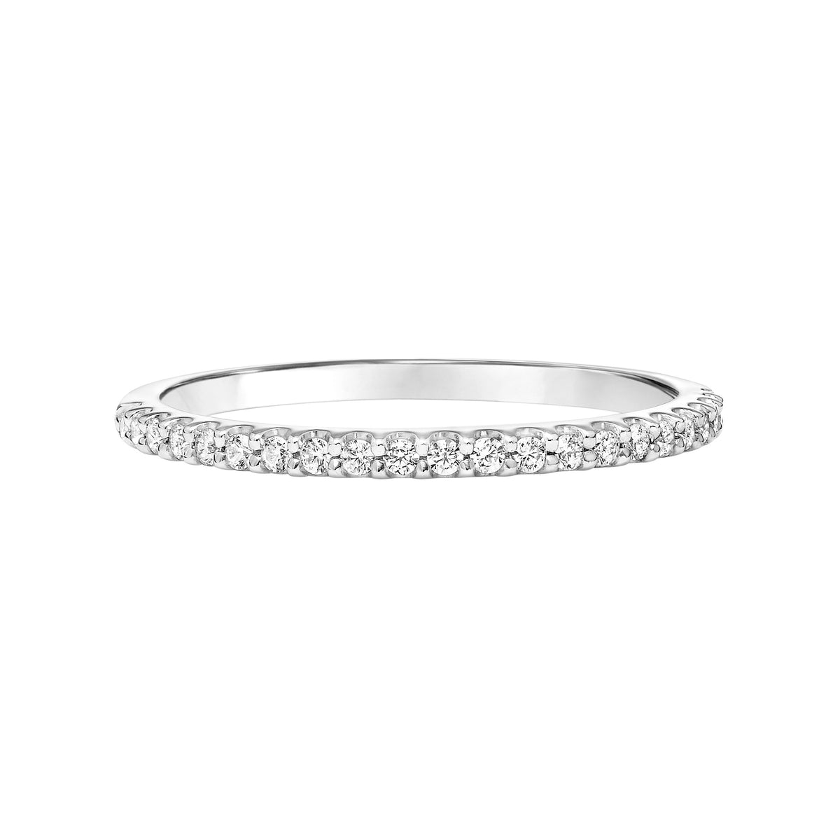 Contemporary Diamond Wedding Band