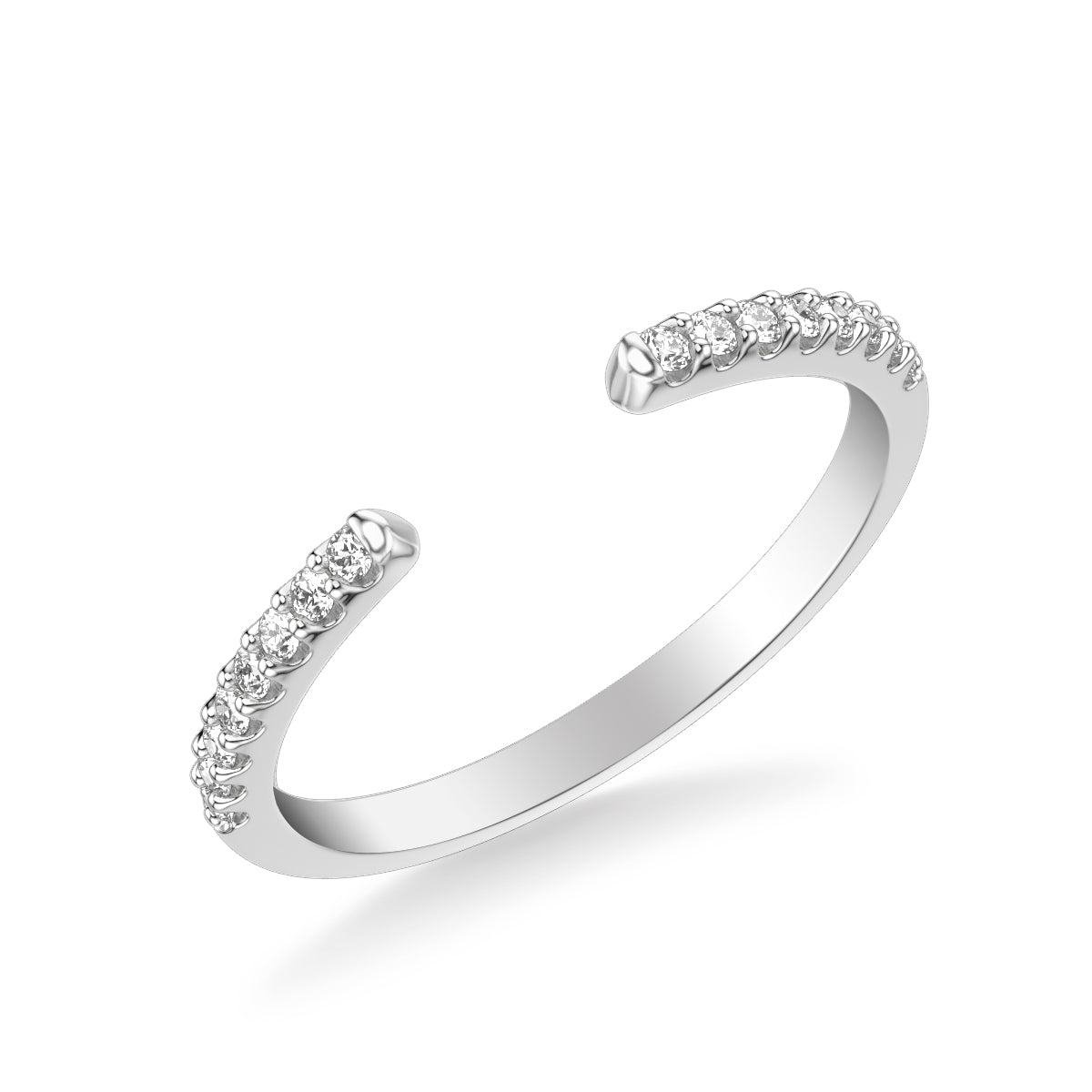 Contemporary Diamond Wedding Band