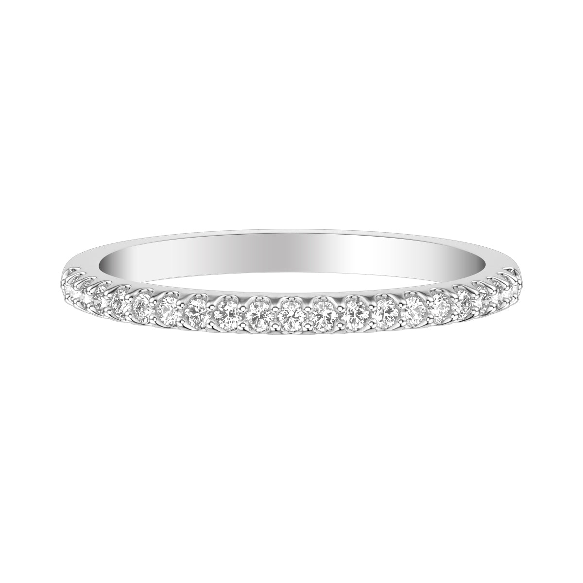 classic Diamond Wedding Band