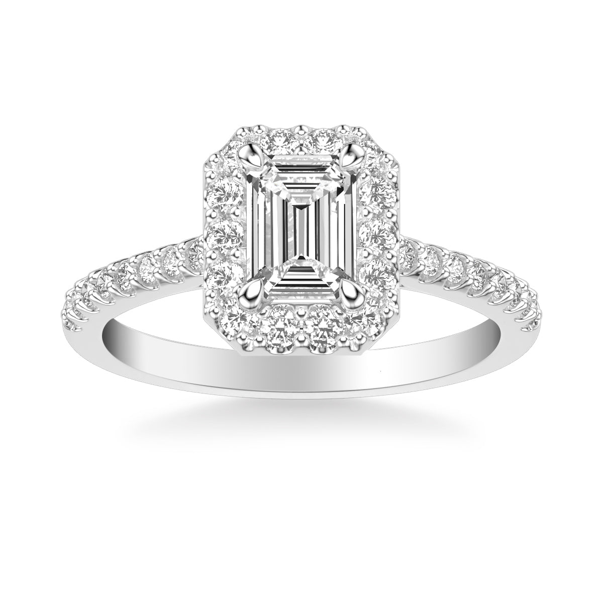 Classic Halo Engagement Ring