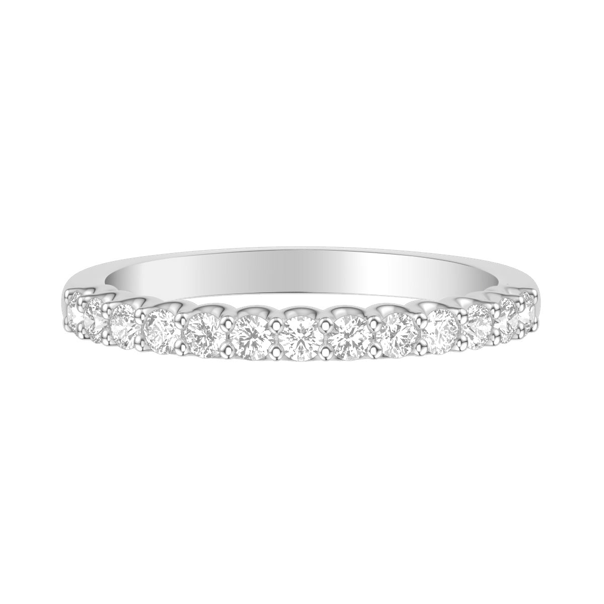 Contemporary Diamond Wedding Band