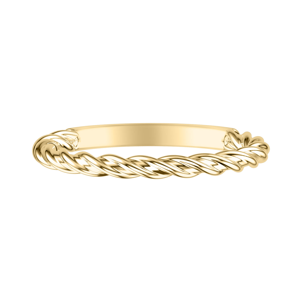 Contemporary Twist Wedding Band